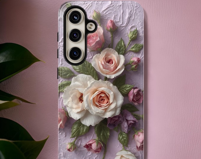 Boho mauve roses Samsung Galaxy S25 S24 S23 Plus Ultra Coquette Style Art aesthetic iPhone Phone Cases Floral Art  Aesthetic iPhone 16 14