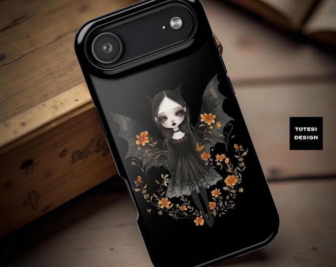 Gothic Doll iPhone Case: Witchy MagSafe, Impact-Resistant