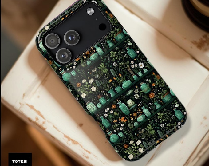 Green Botanical Plants Garden Phone Case | Magnetic Impact-Resistant