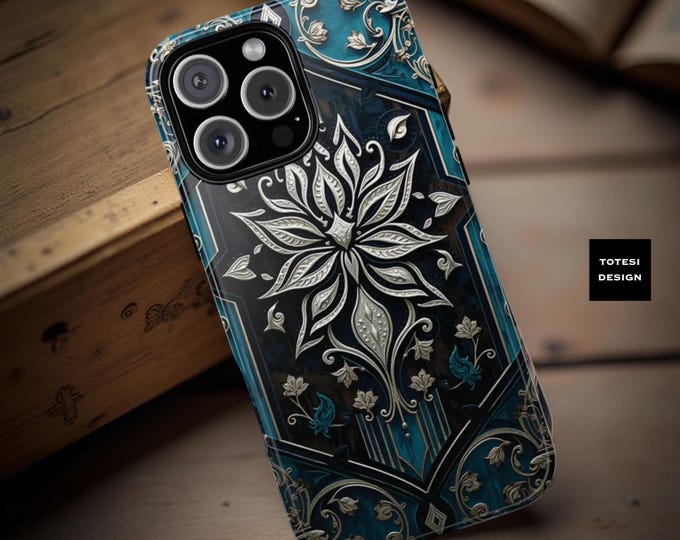 Zen Indie Hippie Floral Ornate Tough iPhone Case, Samsung iPhone Google