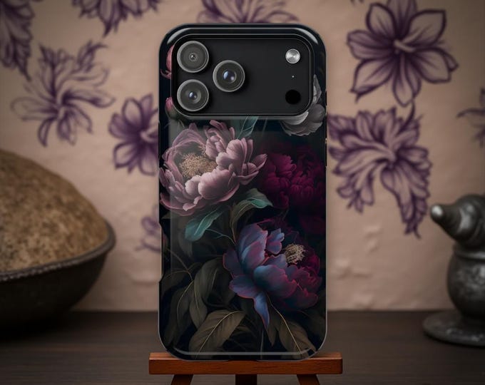 Dark academia floral boho iPhone 17 Pro Max MagSafe 16 15 14 13