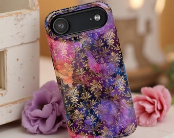 Arabesque Grunge Bohemian Magnetic Impact-Resistant iPhone 17 16 15 Cases