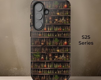 Witch Potions Phone Case: Goth Dark Academia Style