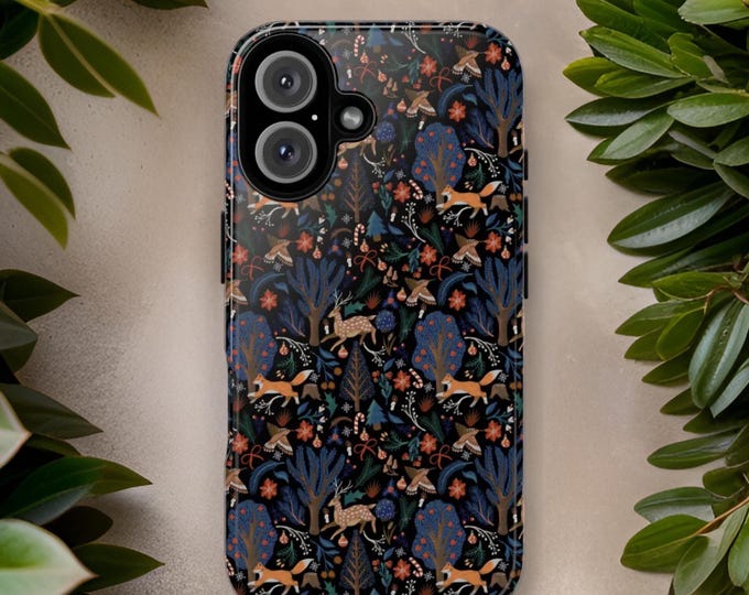 Dark academia  fantasy forest Samsung Galaxy Phone Cases S25 S24 S21 S22 S23 Plus, Ultra| iPhone 16 15 14 13 12 11 ProMax Plus
