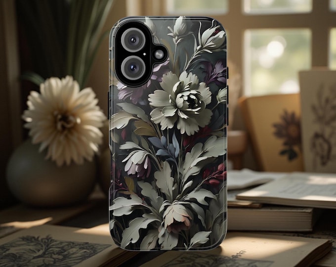 Botanical Green Nature Aesthetic | Samsung Galaxy Tough Case S25 S24 S23 S22  Plus Ultra |iPhone 16 15 14