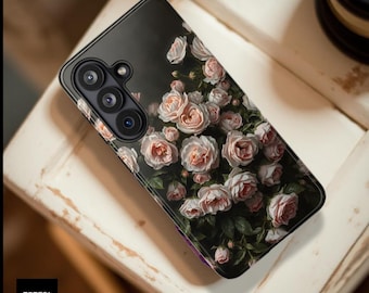 Floral Dark Romance Art Phone case Dual layer tough
