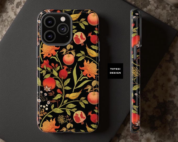 Dark Botanical Vintage Victorian Fruit Phone case Samsung Galaxy S25 S24 S23  plus ultra  iPhone 16 15 14 13 13 tough case Glossy or Matte