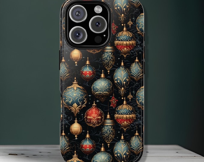 Vintage Christmas Phone Case Festive Winter aesthetic  | Samsung Galaxy S24 S23 S22 S21 Plus ultra | iPhone 16 15 14 13 12 11 Pro Max Plus