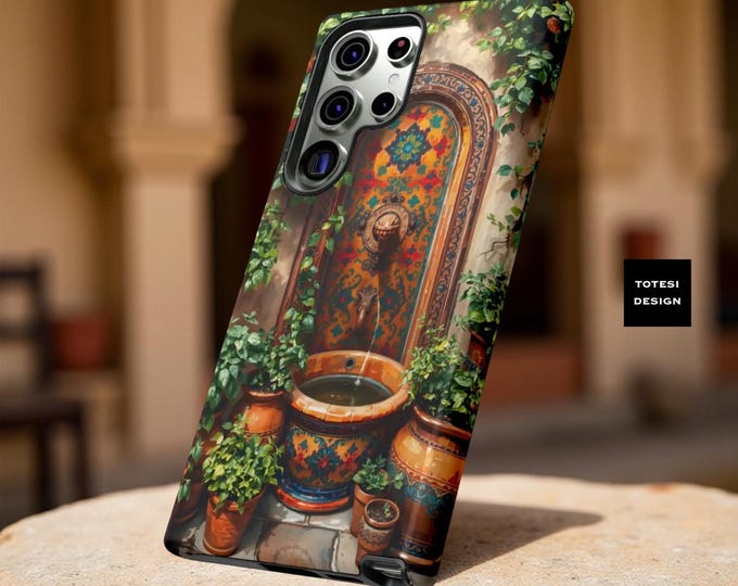 Fantasy Dream Herb Garden Phone Cases Covers, Sturdy dual layer for Samsung iPhone Google, Gift for gardeners nature