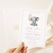 Elephant Balloon Baby Shower Invitation Template, Gender Neutral ...