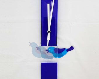 Wall Pendulum Clock in Murano glass Venice-Italy