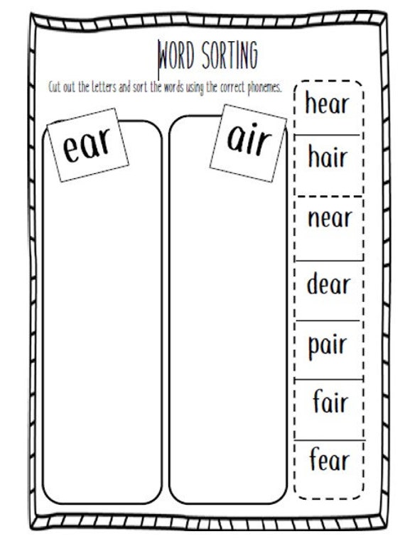 printable phase 3 phonics activities colouring and games pdf etsy