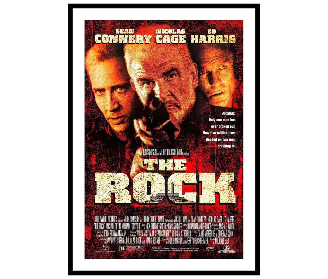 The Rock Movie Poster Print Etsy Hong Kong