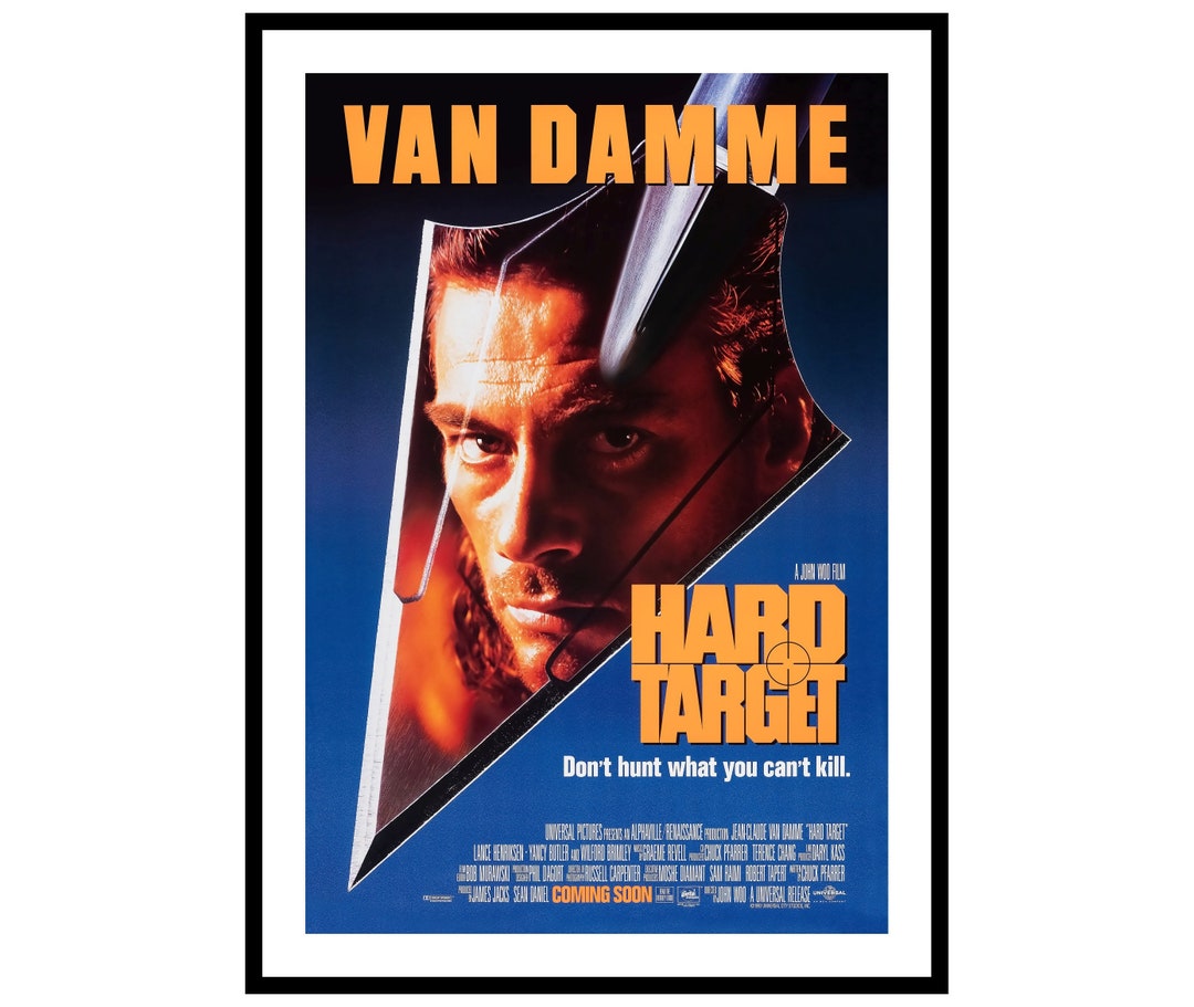 Hard Target Movie Poster Print Etsy