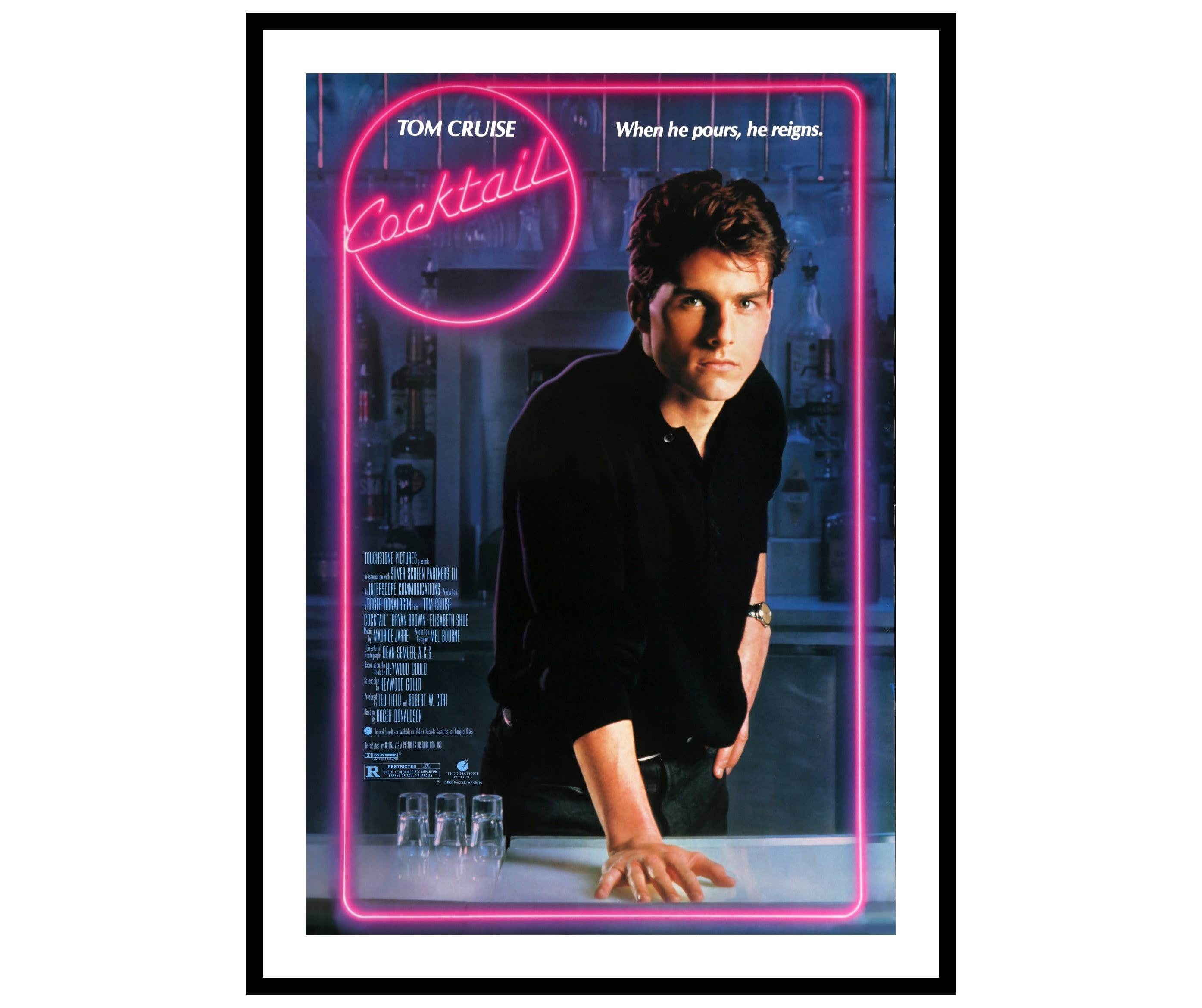 Cocktail Movie Poster Tom Cruise