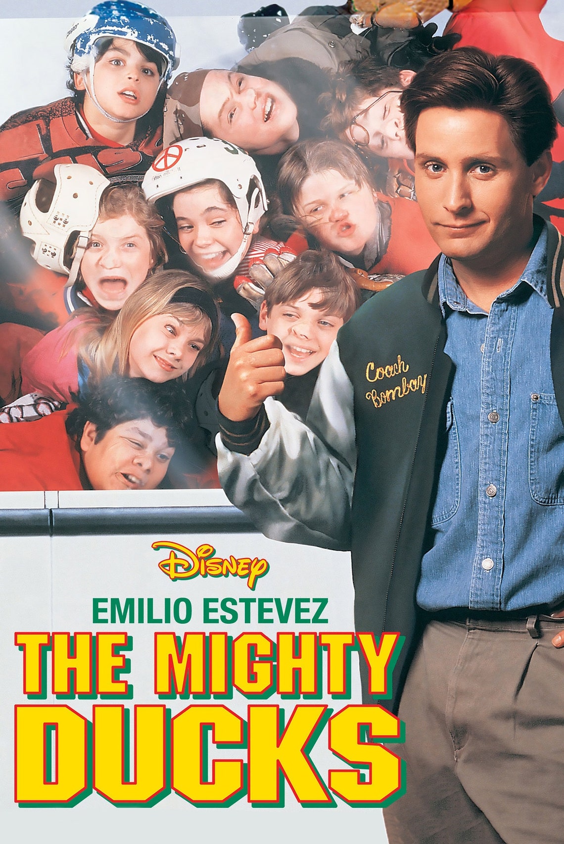 The Mighty Ducks Movie Poster Print Etsy