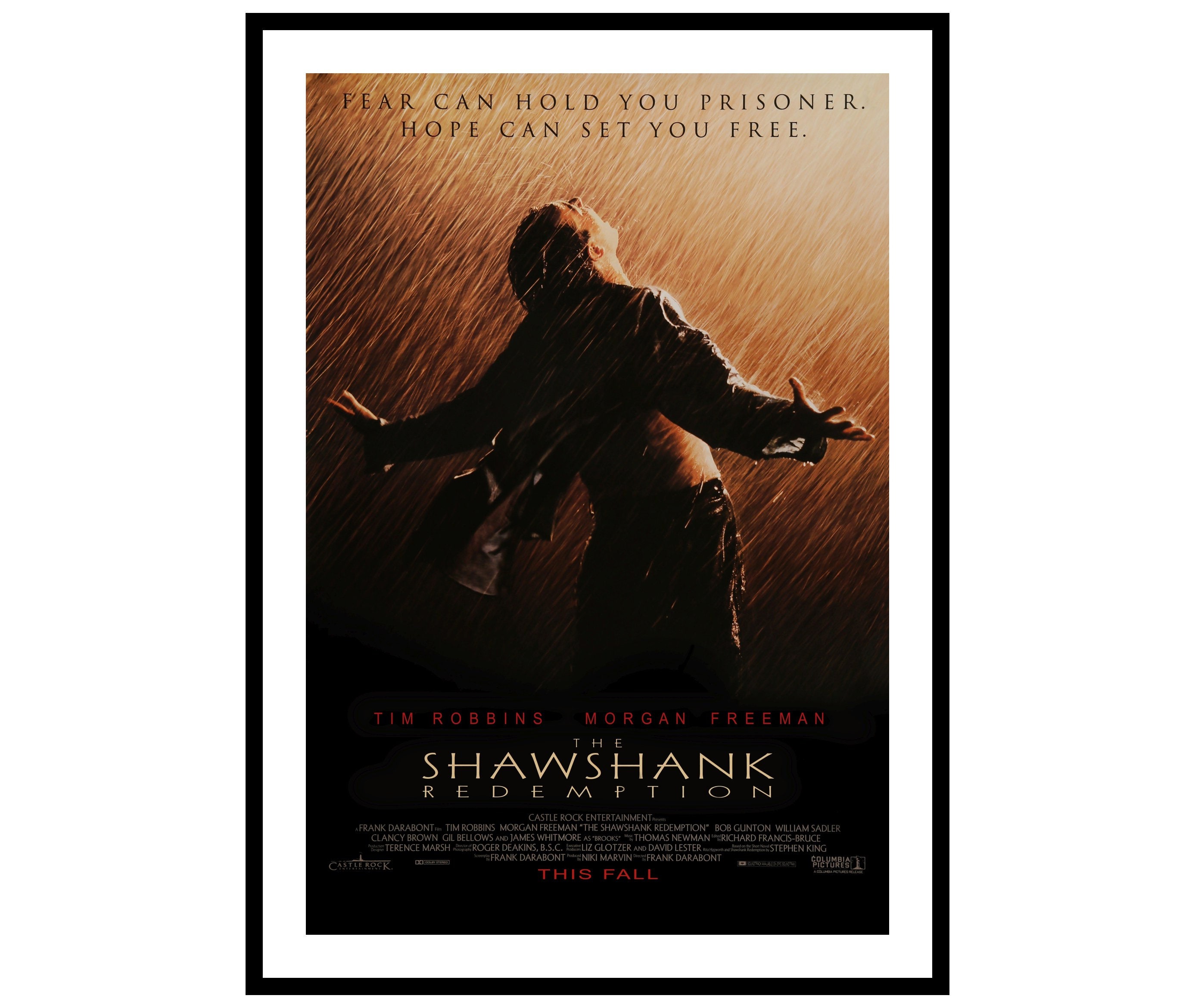 The Shawshank Redemption Movie Poster Print Etsy