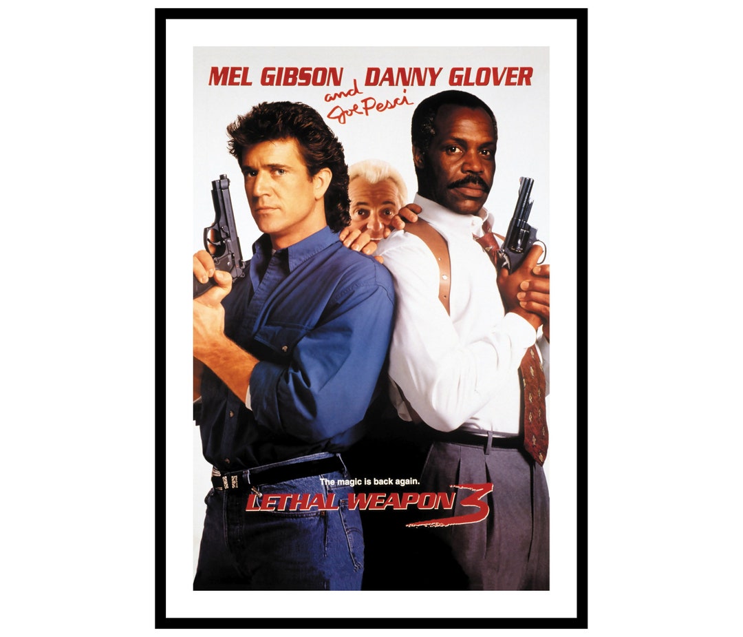 Lethal Weapon 3 Movie Poster Print Etsy
