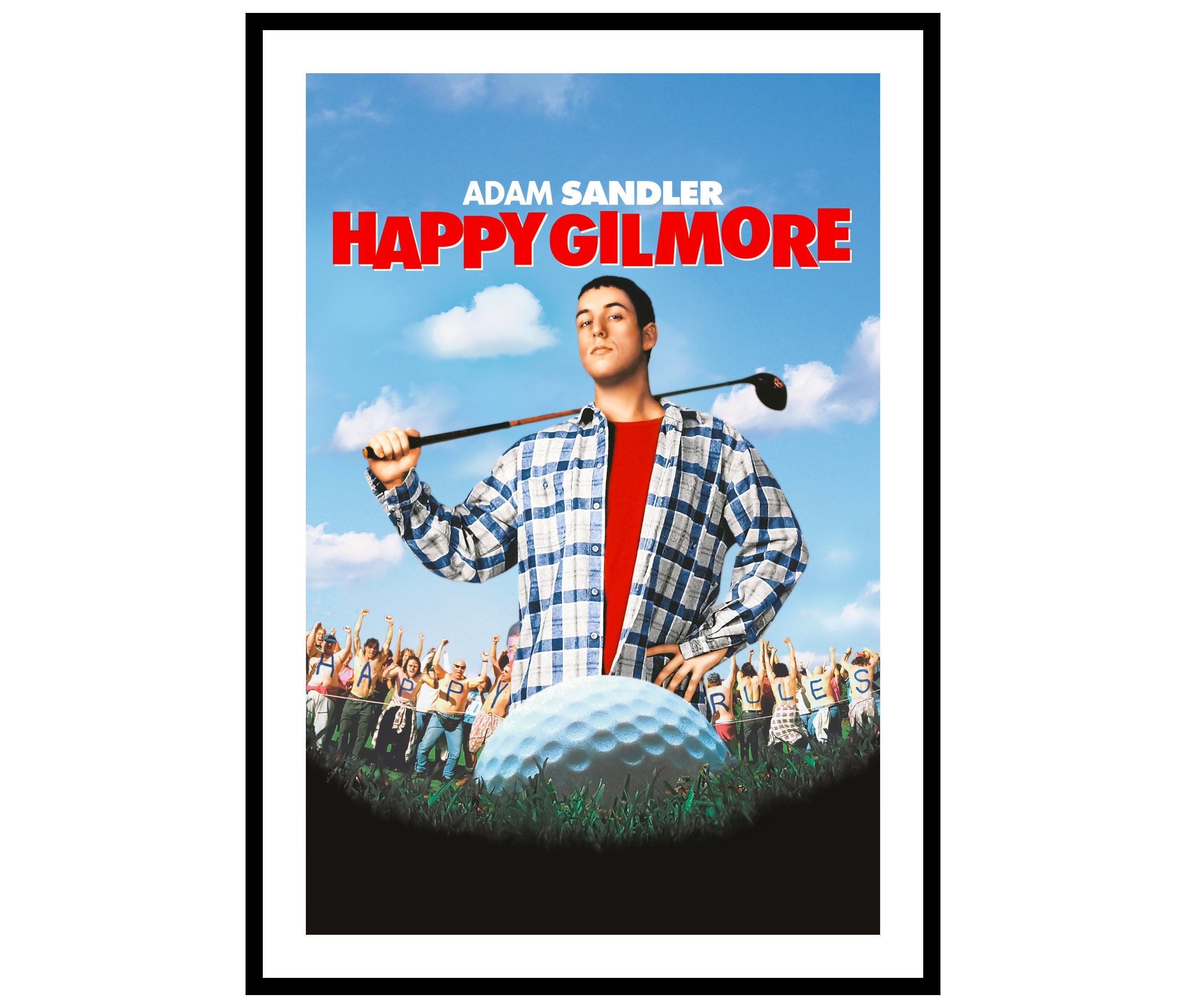 Til The Night Closes In Happy Gilmore Happy Gilmore Movie Poster Print - Etsy