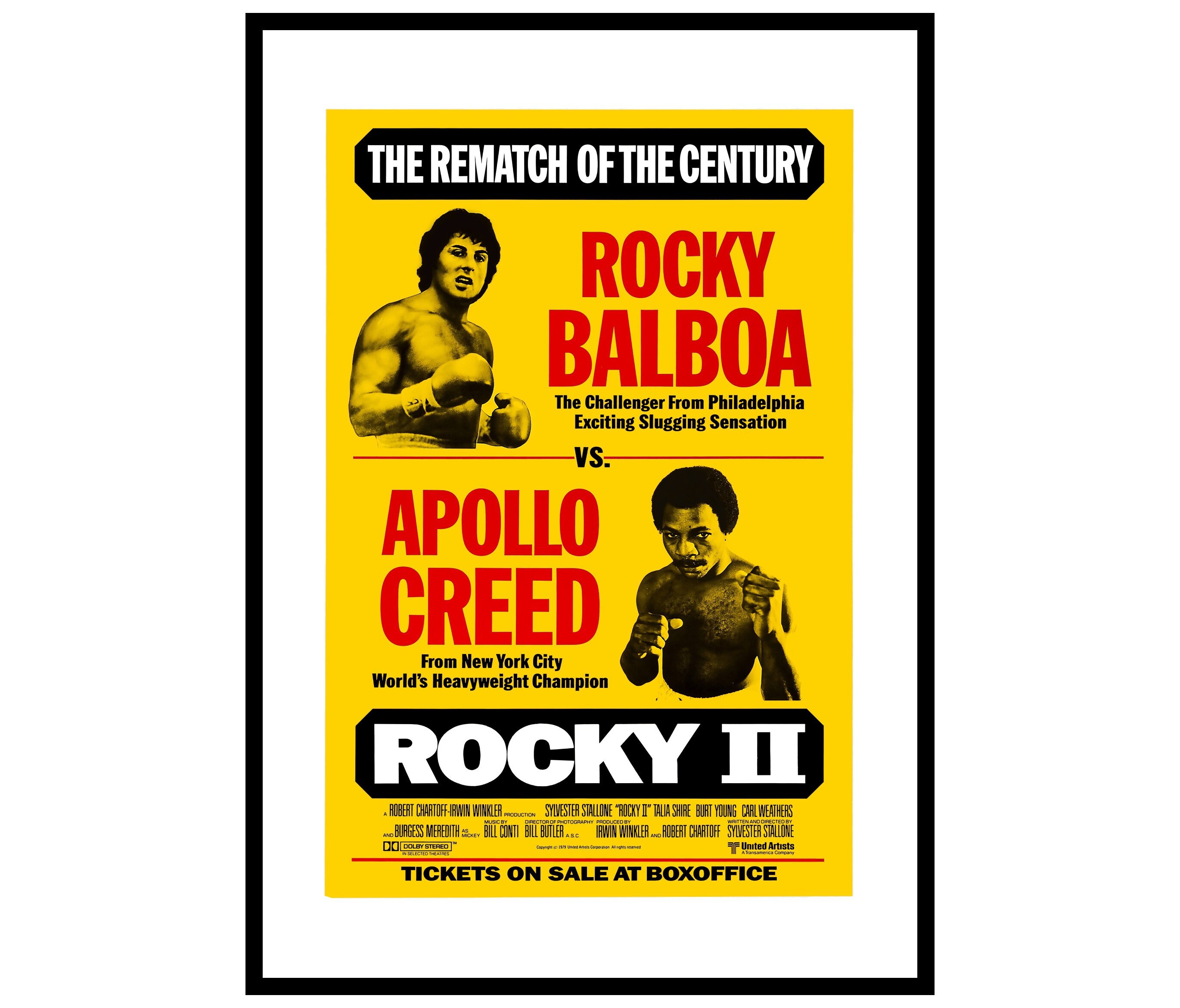 Rocky Vs Apollo Movie Poster Print - Etsy