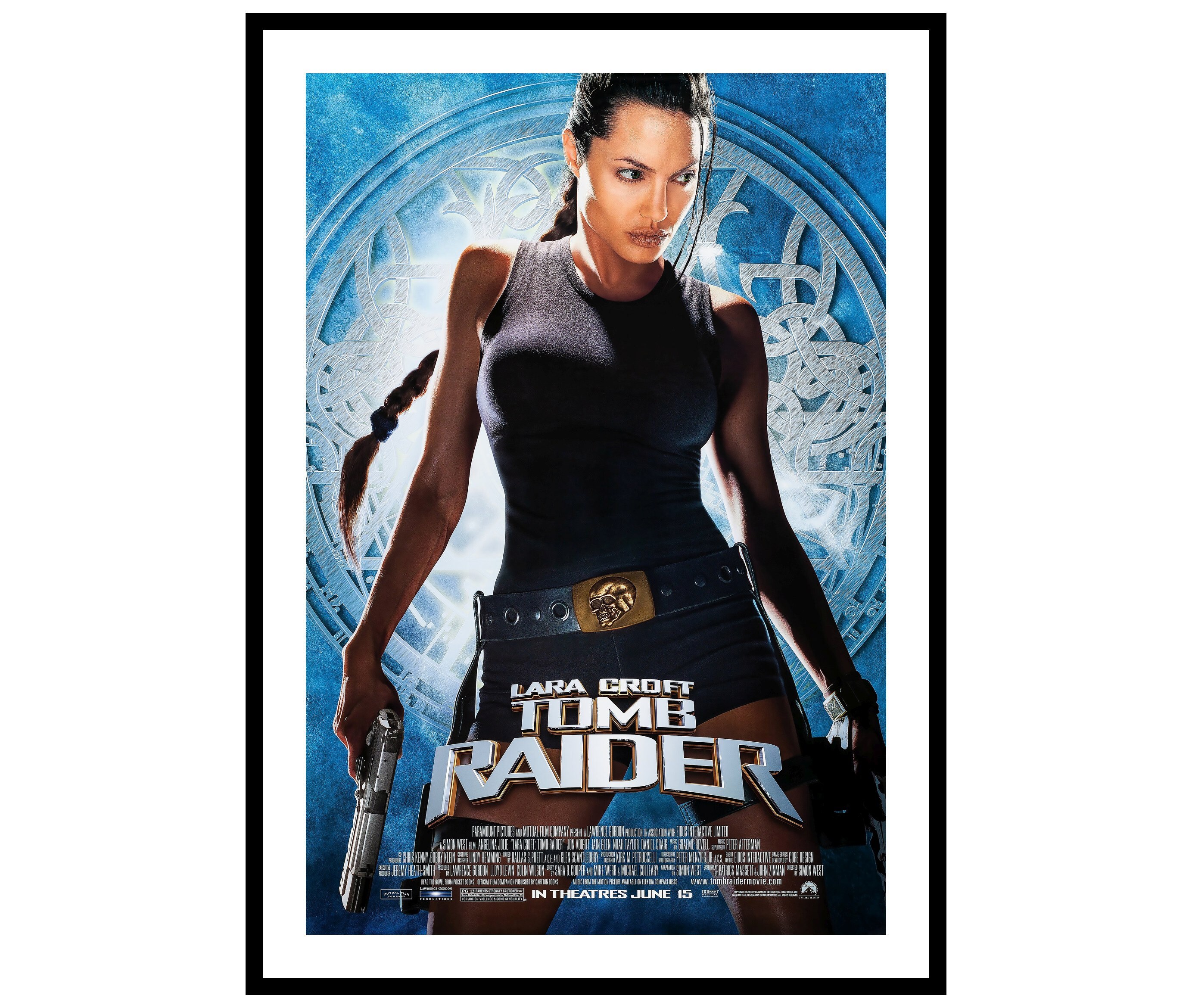 Tomb Raider Lara Croft Movie Poster Print Etsy