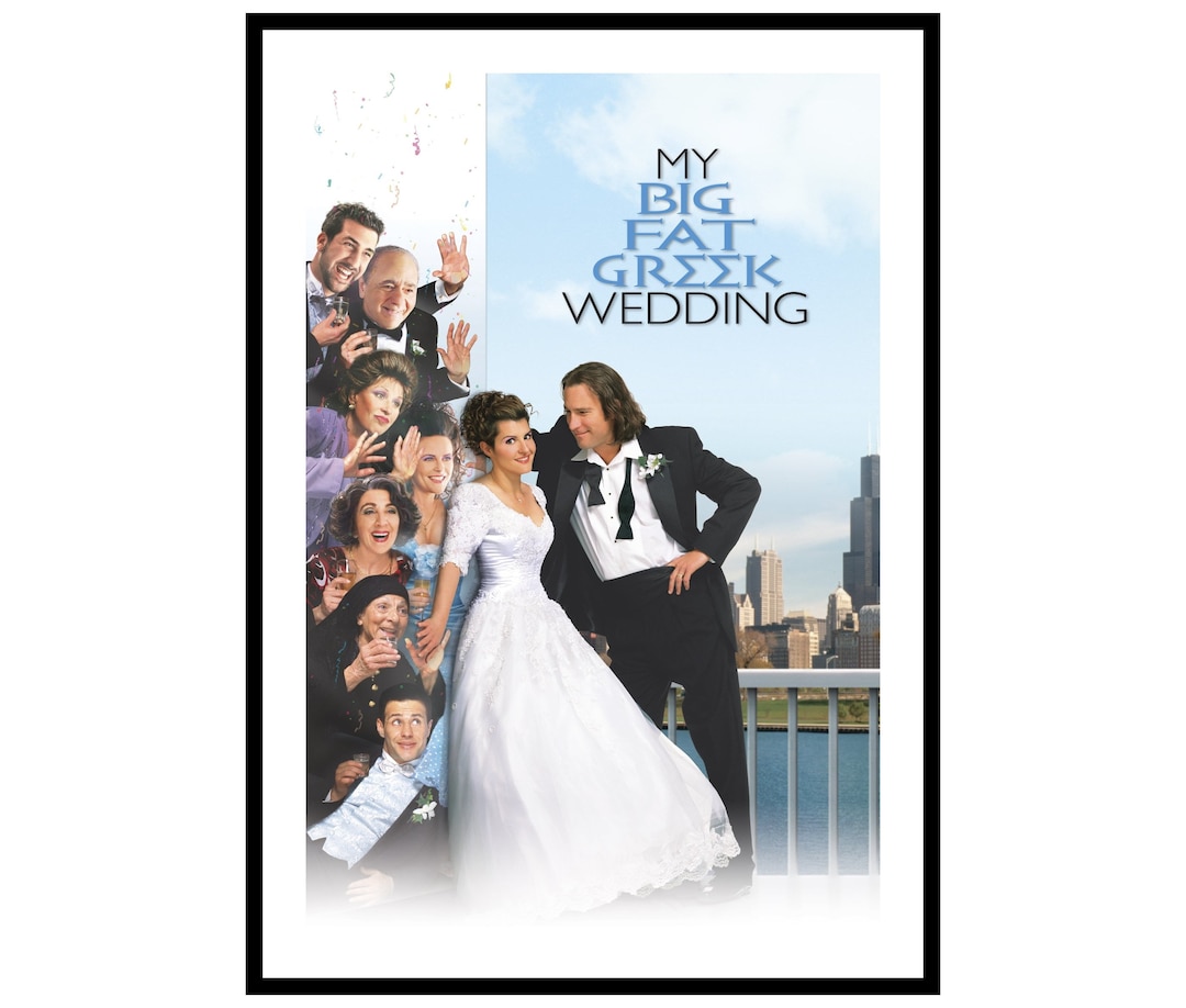 My Big Fat Greek Wedding Movie Poster Print Etsy
