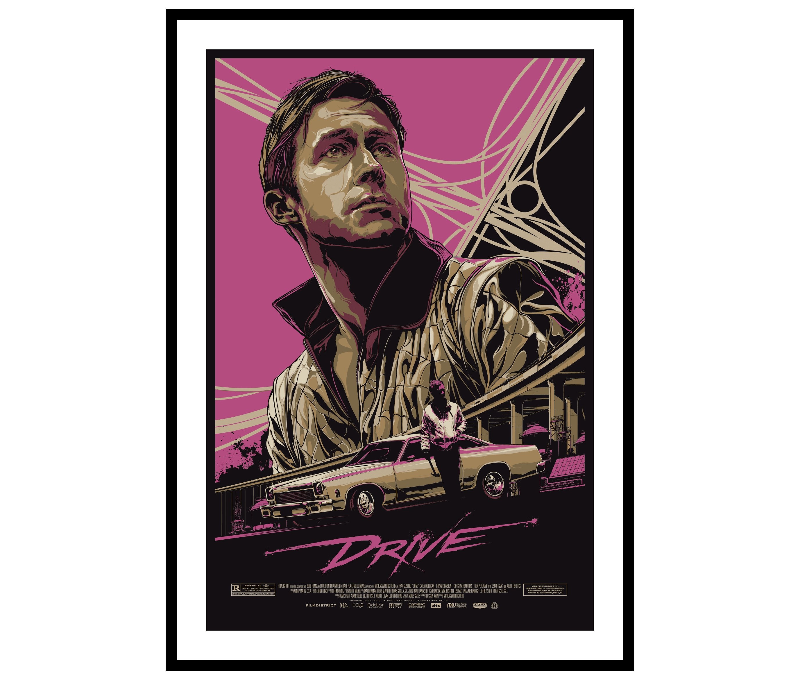 Drive Art Movie Poster Print - Etsy Denmark