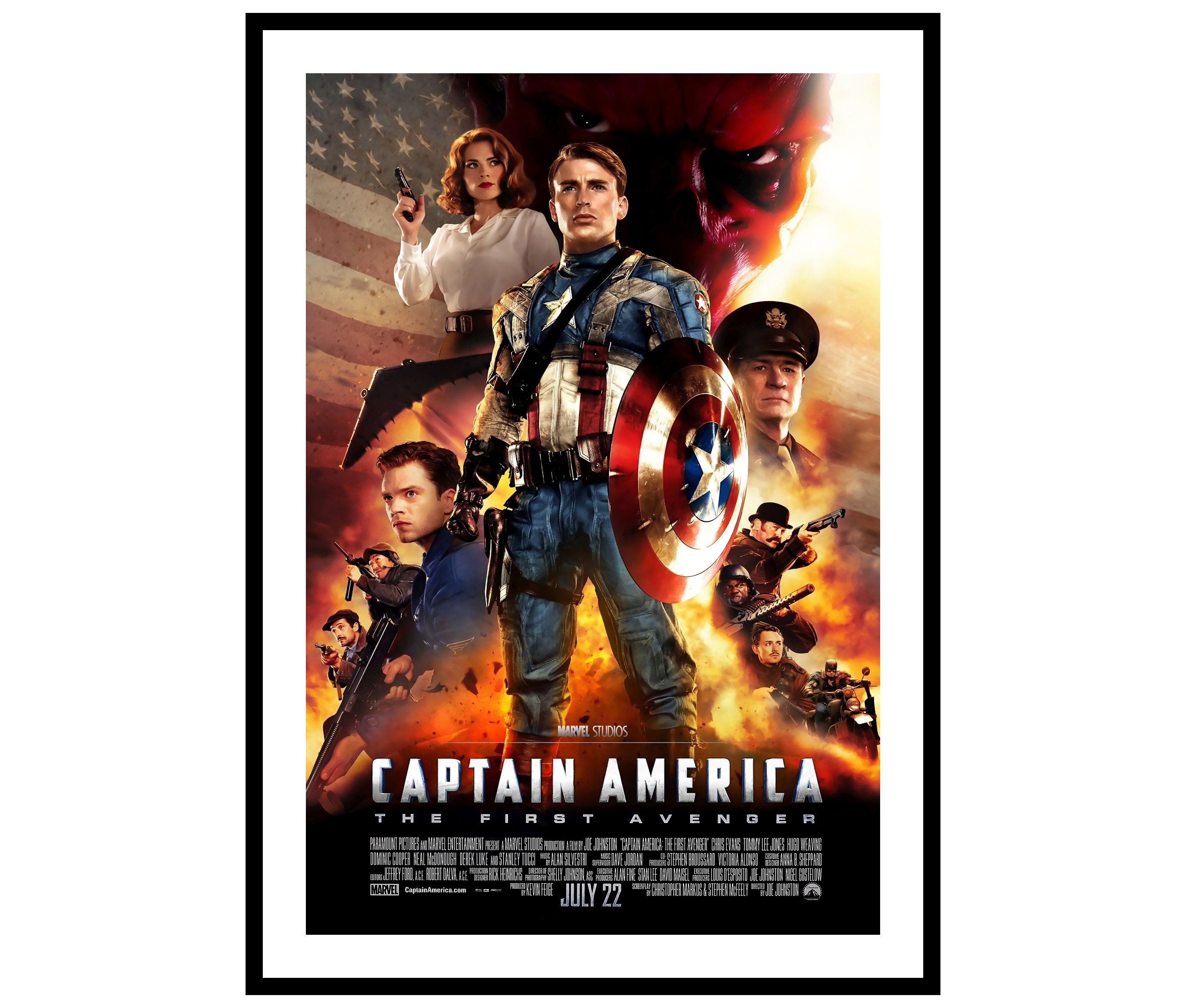 Captain America First Avenger Movie Poster
