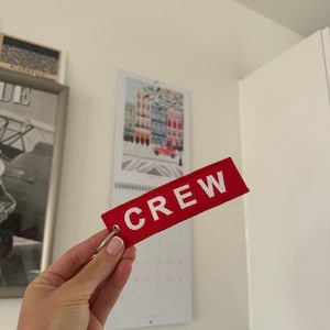 Cabin Crew Pilot Luggage Tag Do Not Remove From Flight Aircraft Flight Attendant Pilot Red Luggage Suitcase Tag