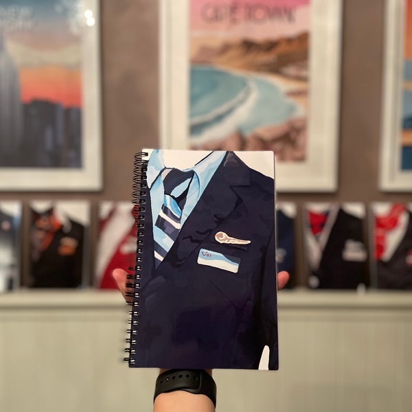 TUI | Ready For Take Off | Cabin Crew Notebook | Flight Attendant, Pilot Gift | Wings Ceremony Gift | Airline Aviation | New Adventure