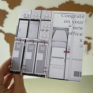 Cuisine pour avion Carte de félicitations pour le nouvel emploi du personnel de cabine Spaceflex pour le nouveau venu !
