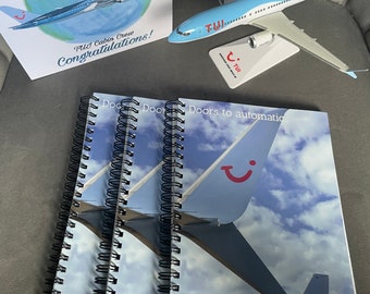 TUI Airline | Avgeek | Aviation Gift | Cabin Crew | Pilot | New Job | Notebook | BA | Airbus | Aeroplane | Pilot Gift | Aircraft
