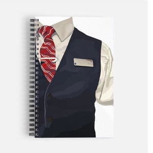 British Airways NEUE Männer Uniform | Bereit zum Abheben | Cabin Crew Notizbuch | Flugbegleiter Pilot | Flügel Zeremonie | Fluglinie Luftfahrt