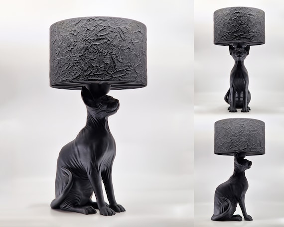 彫刻・オブジェ TIDE Pillow Cat Figure Sculpture Lamp PILLOW BY TIDE - Vinyl Pulse