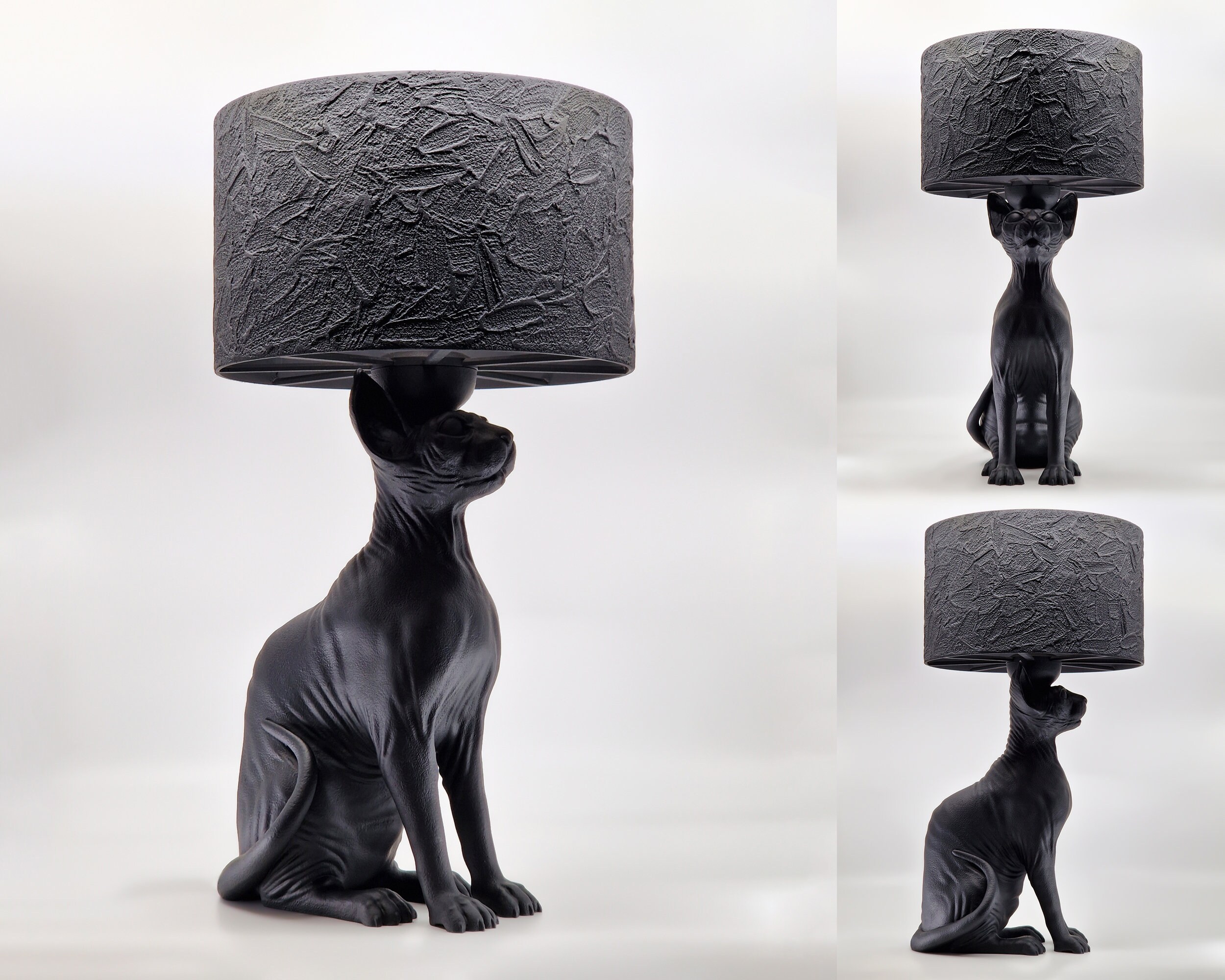 彫刻・オブジェ TIDE Pillow Cat Figure Sculpture Lamp PILLOW BY TIDE - Vinyl Pulse