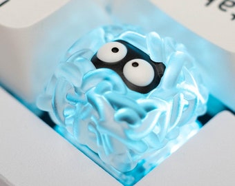 Crystal Tangela Keycap - RGB Handmade Resin Artisan Keycap