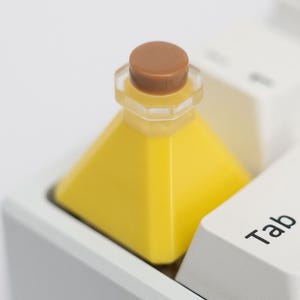 Saradomin Brew Keycap - Handmade Resin Artisan Keycap