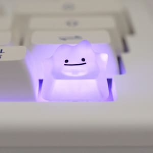Porte-clé artisan Crystal Blob | Capuchon de touche personnalisé pour clavier RVB