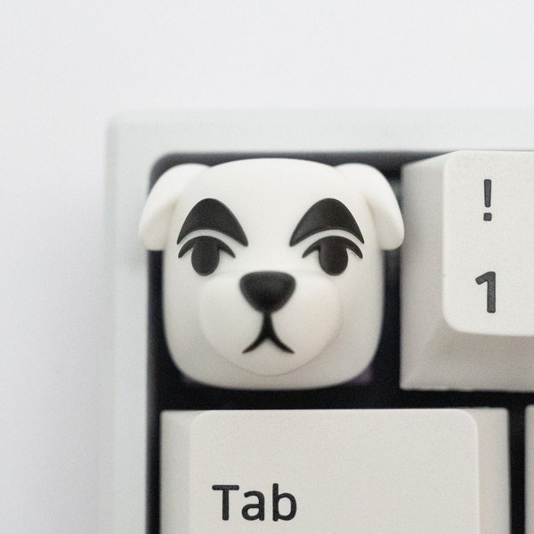 KK Slider Artisan keycap | Animal Crossing Custom Keycap |  Multishot Resin Cast Keycap