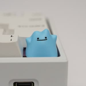 Shiny Blob Artisan Keycap | Sky Blue | Resin Cast Keycap | Custom Fanart Keycap