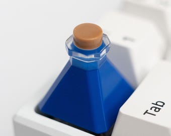 Mana Potion Keycap - Handmade Resin Artisan Keycap