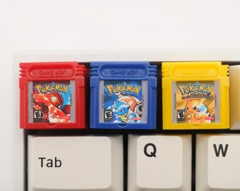 Red Blue Yellow Gameboy Cartridge Artisan Keycap | First Generation