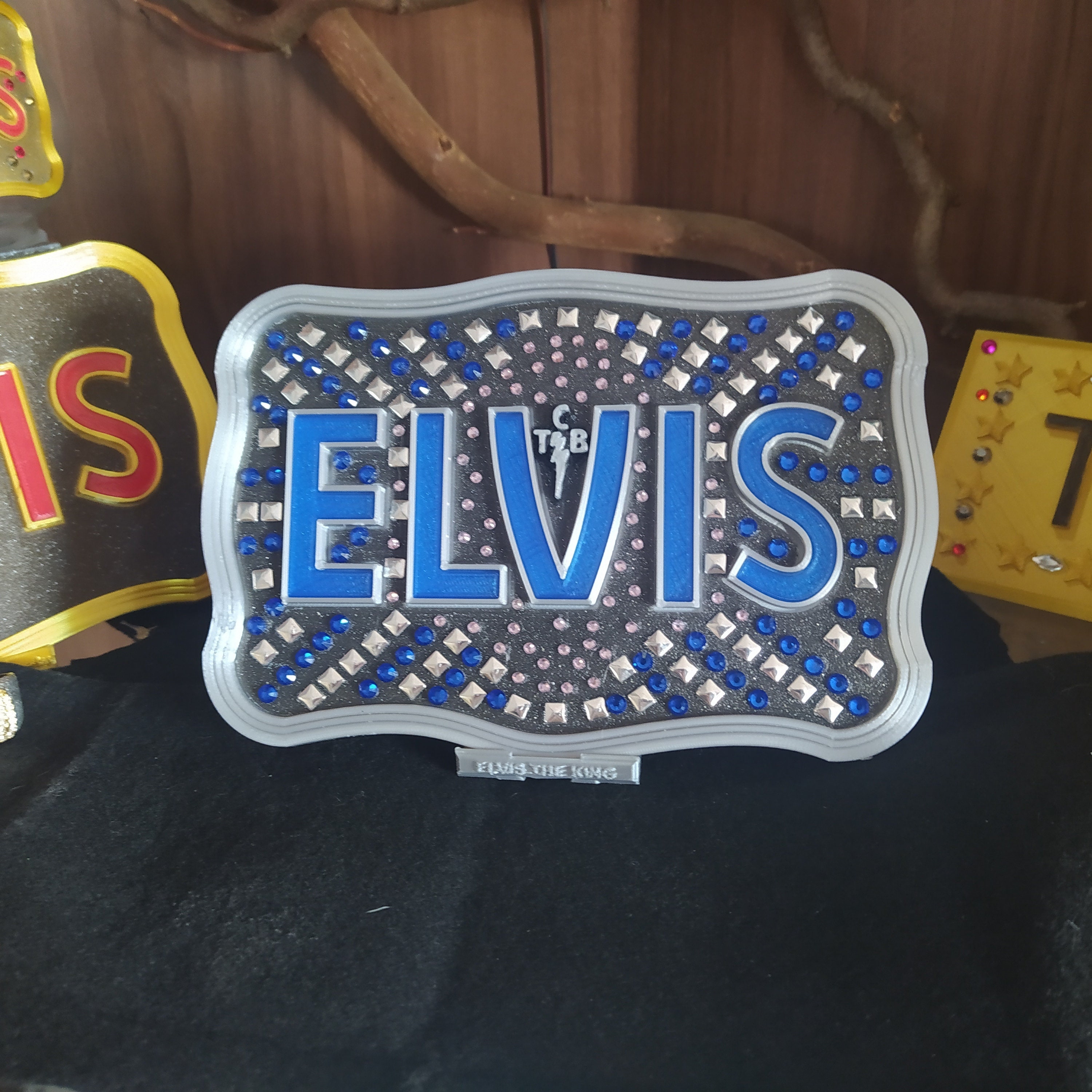 Elvis Movie 2022 Logo Alternate belt Buckle Sign With Rhinestones -   Canada