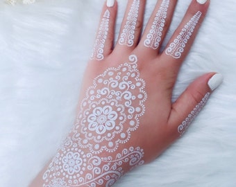 instant henna tattoo , white henna, sticker henna , temporary tattoo