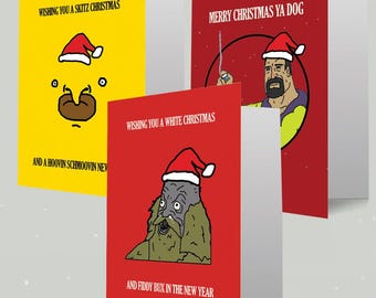 The Big Lez Show Theme Multi Pack Christmas Cards