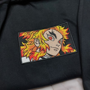 Anime Embroidered Sweatshirt, Embroidered Anime Shirt, Anime Shirt, Embroidered Shirt, Embroidered Hoodie, Anime Tee EKNYA050