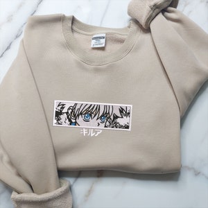 Killua embroidery hoodie hotsell