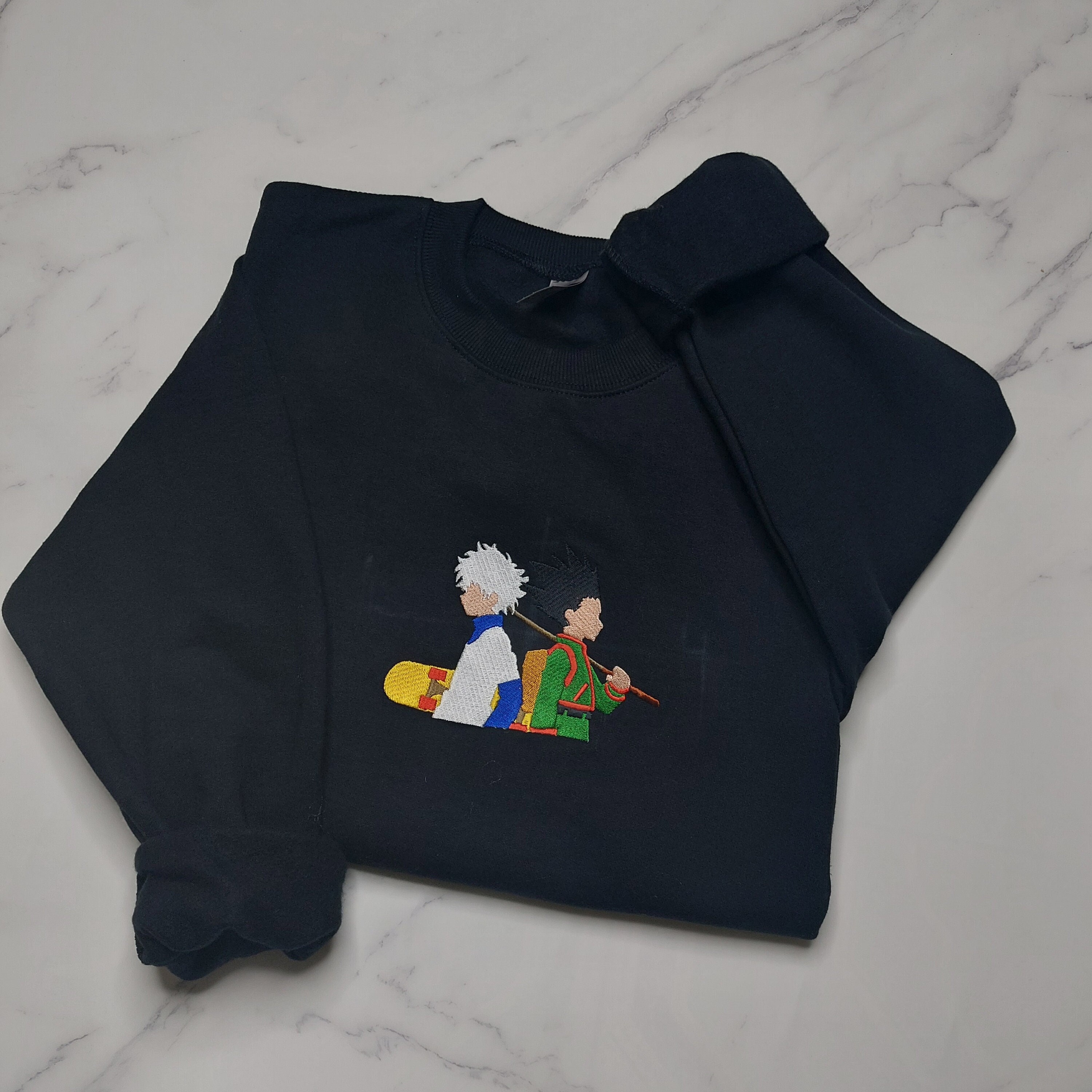 Hunter x hunter embroidered hoodie sale