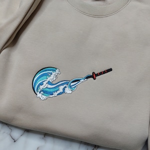 Anime Embroidered Sweatshirt, Embroidered Anime Shirt, Anime Shirt, Embroidered Shirt, Embroidered Hoodie, Anime Tee EKNYA046