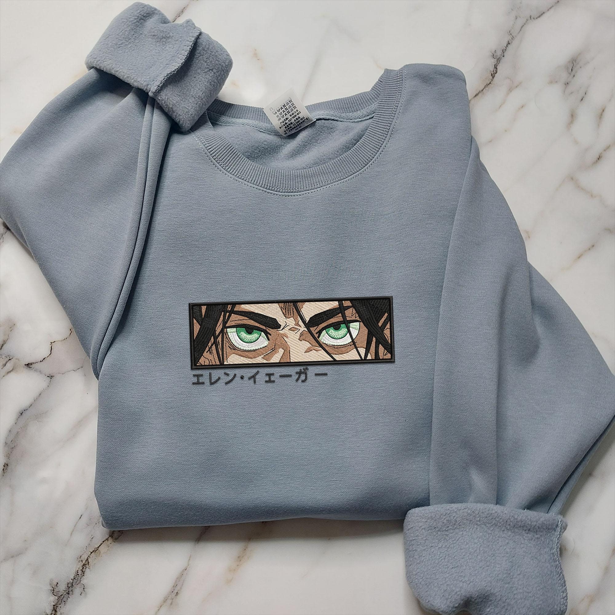 Anime Embroidered Sweatshirt, Embroidered Anime Shirt, Anime Shirt,  Embroidered Shirt, Embroidered Hoodie, Anime Tee ETITA071 - Etsy